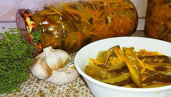 Огурцы по-корейски на зиму на 2 кг