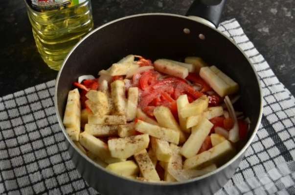 Овощной салат с баклажанами на зиму
